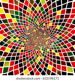 Abstract background of geometric shapes. Geometric mosaic of squares