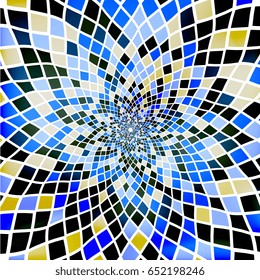 Abstract background of geometric shapes. Geometric mosaic of squares