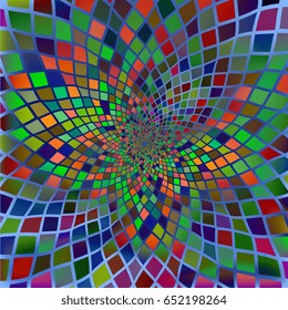 Abstract background of geometric shapes. Geometric mosaic of squares