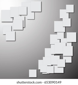 Abstract background of geometric shapes. Geometric mosaic of squares