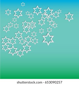 Abstract background of geometric shapes. Geometric mosaic of stars