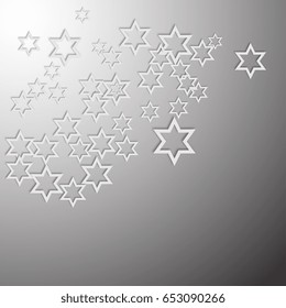 Abstract background of geometric shapes. Geometric mosaic of stars