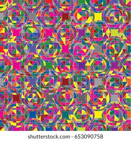 Abstract background of geometric shapes. Geometric mosaic