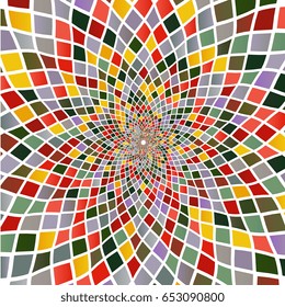 Abstract background of geometric shapes. Geometric mosaic of squares