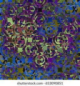 Abstract background of geometric shapes. Geometric mosaic