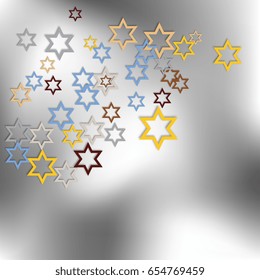 Abstract background of geometric shapes. Geometric mosaic of stars