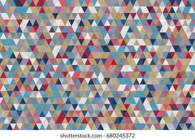 Abstract background of geometric shapes. Geometric a mosaic of triangles