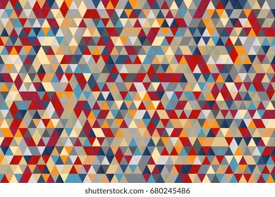 Abstract background of geometric shapes. Geometric a mosaic of triangles