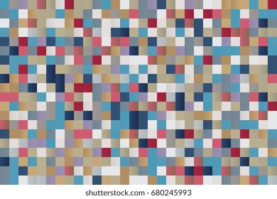 Abstract background of geometric shapes. Geometric mosaic of squares