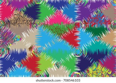 Abstract background of geometric shapes. Geometric mosaic
