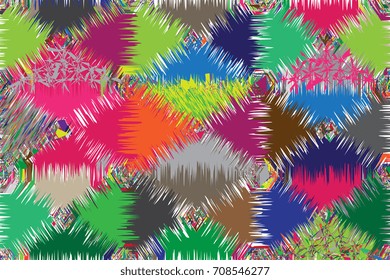 Abstract background of geometric shapes. Geometric mosaic