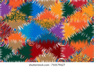 Abstract background of geometric shapes. Geometric mosaic