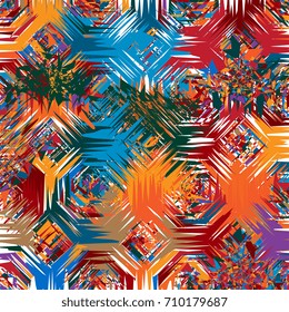 Abstract background of geometric shapes. Geometric mosaic
