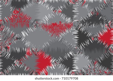 Abstract background of geometric shapes. Geometric mosaic