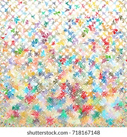 Abstract background of geometric shapes. Geometric mosaic
