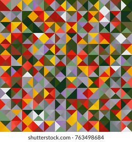 Abstract background of geometric shapes. Geometric mosaic of triangles