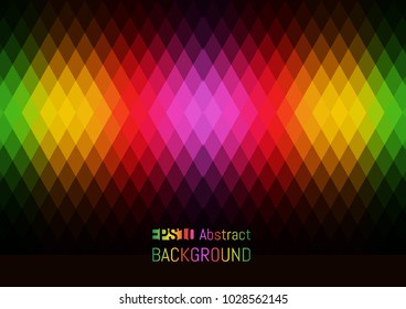 Abstract background of geometric shapes. An optical illusion of movement.