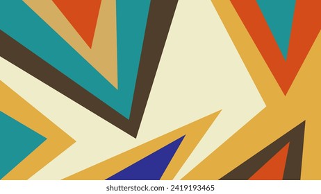 ABSTRACT BACKGROUND WITH GEOMETRIC SHAPES PASTEL FLAT COLOR VECTOR DESIGN TEMPLATE FOR WALLPAPER, COVER DESIGN, HOMEPAGE DESIGN