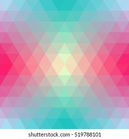 Abstract background of geometric shapes. Polygon style. The translucent material. Contrasting colors.