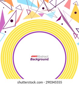 Abstract. Background. Geometric Shapes round bars . Vector EPS 10 