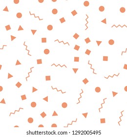 Abstract background with geometric shapes. Seamless vector illustration