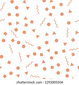 Abstract background with geometric shapes. Seamless vector illustration