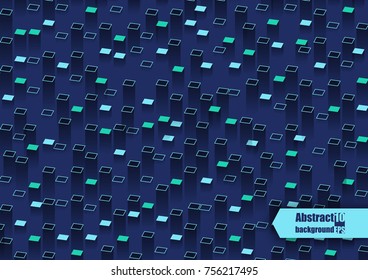 Abstract background with geometric shapes and shadows. Eps10 Vector illustration