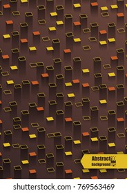 Abstract background with geometric shapes and shadows. Eps10 Vector illustration