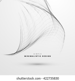 Abstract Background. Geometric Shapes for Techno Design. Vector Wave for Presentation, Annual Reports, Brochures, Leaflets, Posters, Business Cards and Documents Cover Pages Design