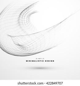 Abstract Background. Geometric Shapes for Techno Design. Vector Wave for Presentation, Annual Reports, Brochures, Leaflets, Posters, Business Cards and Documents Cover Pages Design
