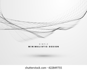 Abstract Background. Geometric Shapes for Techno Design. Vector Wave for Presentation, Annual Reports, Brochures, Leaflets, Posters, Business Cards and Documents Cover Pages Design