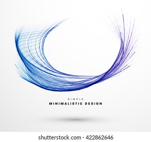 Abstract Background. Geometric Shapes for Techno Design. Vector Wave for Presentation, Annual Reports, Brochures, Leaflets, Posters, Business Cards and Documents Cover Pages Design
