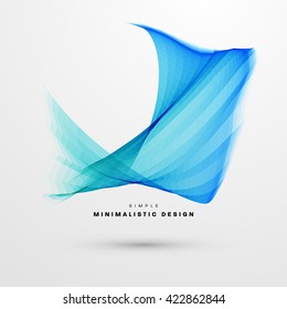 Abstract Background. Geometric Shapes for Techno Design. Vector Wave for Presentation, Annual Reports, Brochures, Leaflets, Posters, Business Cards and Documents Cover Pages Design