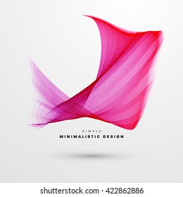 Abstract Background. Geometric Shapes for Techno Design. Vector Wave for Presentation, Annual Reports, Brochures, Leaflets, Posters, Business Cards and Documents Cover Pages Design
