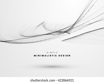 Abstract Background. Geometric Shapes for Techno Design. Vector Wave for Presentation, Annual Reports, Brochures, Leaflets, Posters, Business Cards and Documents Cover Pages Design