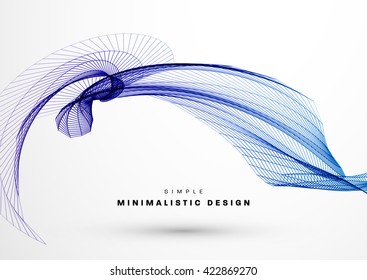 Abstract Background. Geometric Shapes for Techno Design. Vector Wave for Presentation, Annual Reports, Brochures, Leaflets, Posters, Business Cards and Documents Cover Pages Design