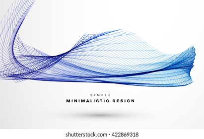 Abstract Background. Geometric Shapes for Techno Design. Vector Wave for Presentation, Annual Reports, Brochures, Leaflets, Posters, Business Cards and Documents Cover Pages Design