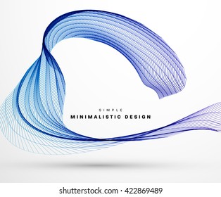 Abstract Background. Geometric Shapes for Techno Design. Vector Wave for Presentation, Annual Reports, Brochures, Leaflets, Posters, Business Cards and Documents Cover Pages Design