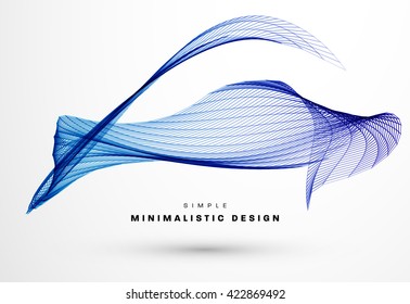 Antecedentes abstractos. Formas geométricas para el diseño técnico. Ola vectorial para presentación, informes anuales, folletos, folletos, pósters, tarjetas de presentación y documentos Diseño de portadas