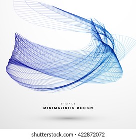Abstract Background. Geometric Shapes for Techno Design. Vector Wave for Presentation, Annual Reports, Brochures, Leaflets, Posters, Business Cards and Documents Cover Pages Design