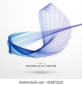 Abstract Background. Geometric Shapes for Techno Design. Vector Wave for Presentation, Annual Reports, Brochures, Leaflets, Posters, Business Cards and Documents Cover Pages Design