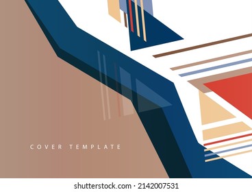 Abstract background of geometric shapes, triangles, lines. Technology business concept background. Style design. Vector illustration.