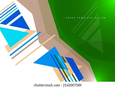Fondo abstracto de formas geométricas, triángulos, líneas. Antecedentes del concepto de negocio tecnológico. Diseño de estilo. Ilustración vectorial.