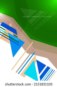 Fondo abstracto de formas geométricas, triángulos, líneas. Antecedentes del concepto de negocio tecnológico. Diseño de estilo. Ilustración vectorial.