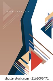 Fondo abstracto de formas geométricas, triángulos, líneas. Antecedentes del concepto de negocio tecnológico. Diseño de estilo. Ilustración vectorial.