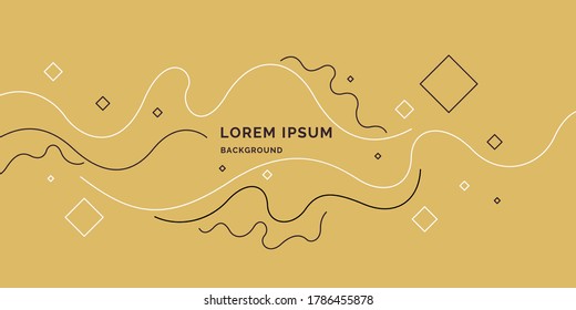 Abstract background with geometric shapes. Vector template for design.