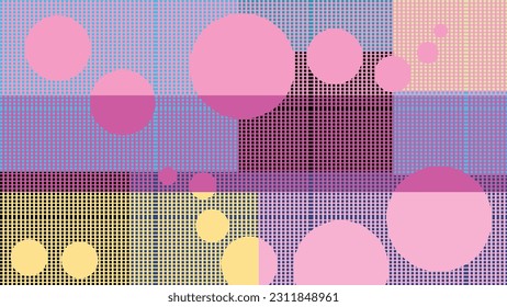 Fondo abstracto con formas geométricas. Ilustración vectorial para su diseño gráfico.