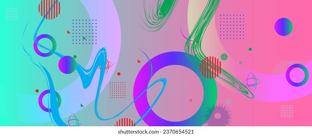 Abstract background with geometric shapes. Vector illustration. Can be used for advertisingeting, presentation.