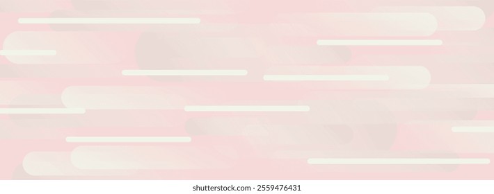 Abstract background with geometric shapes. Vector illustration. Pink and white colors.