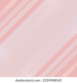 Abstract background with geometric shapes. Vector illustration. Pink and white colors.